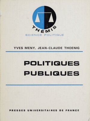 cover image of Politiques publiques